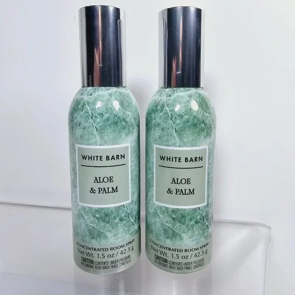 2 ALOE PALM Bath & Body Works Concentrated Room Spray 1.5oz NEW - Picture 1 of 5
